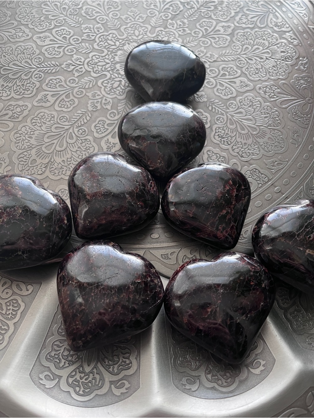 Garnet heart - Picture 3 of 4